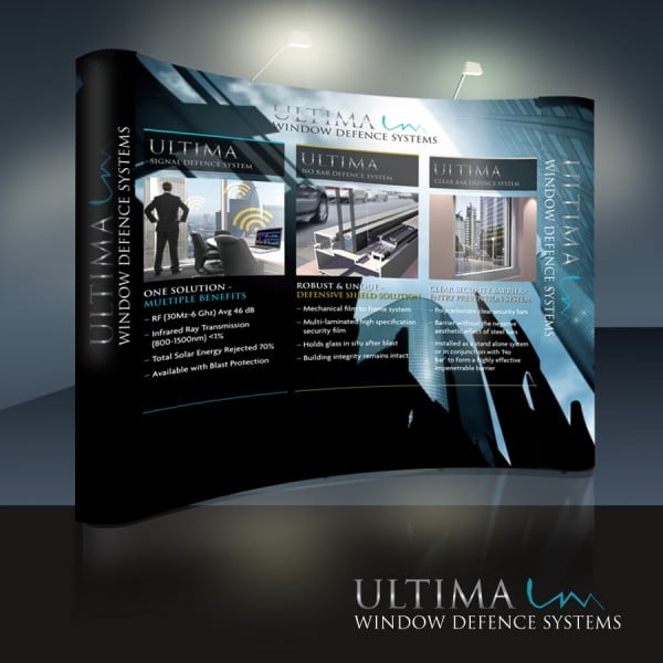 Ultima Window Defence Exhibition Stand