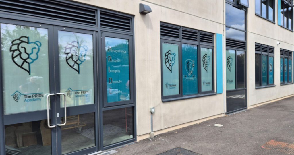 Pride Academy Window Graphics 1600