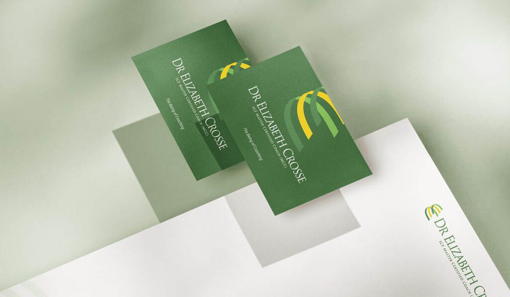 Letterhead with Two Business Cards 1180